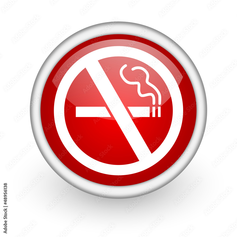 no smoking red circle web icon on white background no smoking red circle web icon on white background
