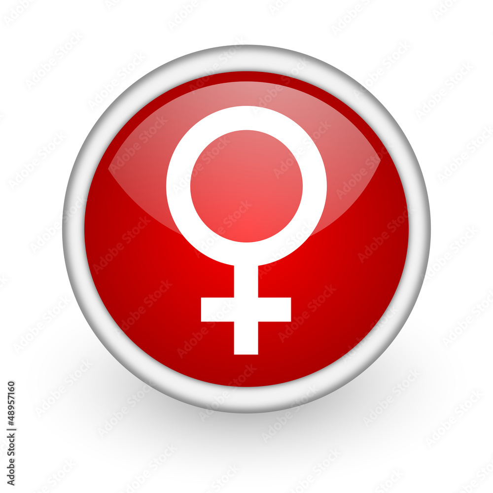 sex red circle web icon on white background sex red circle web icon on white background