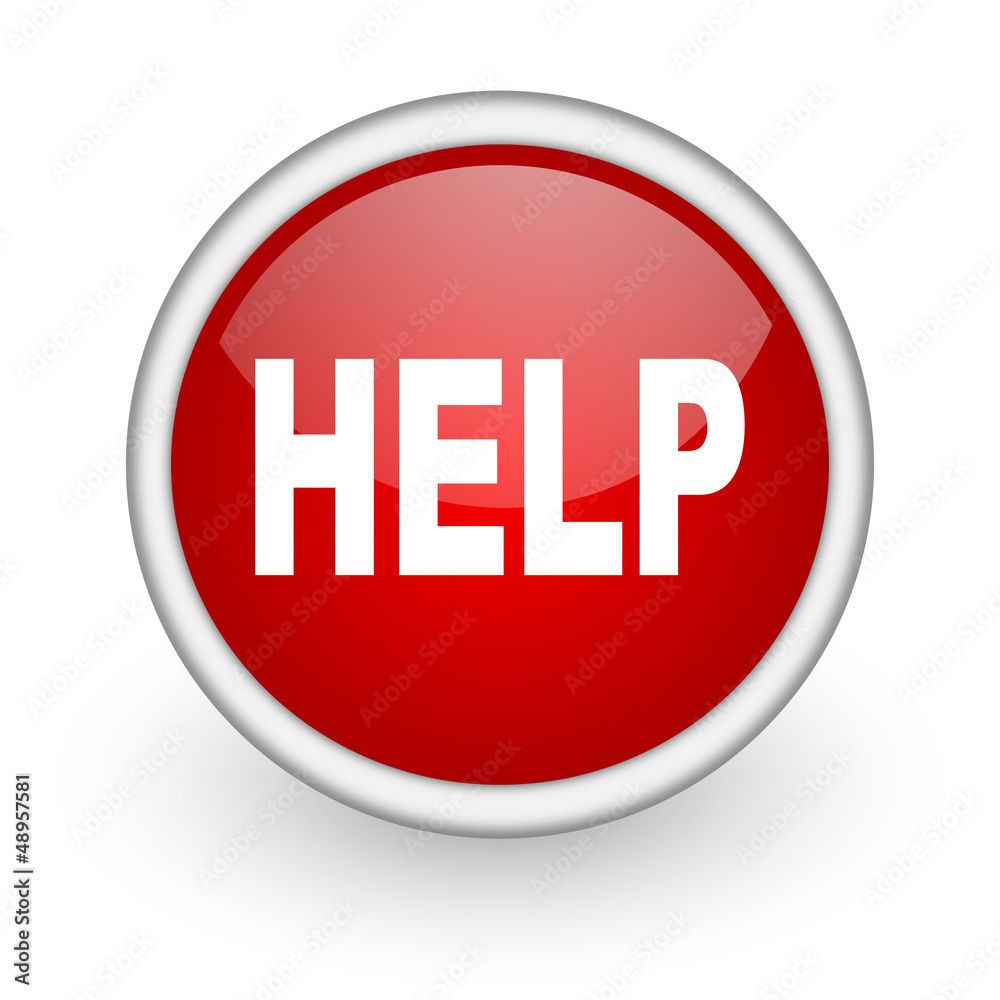 help red circle web icon on white background help red circle web icon on white background