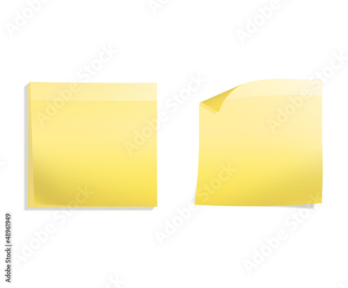 Post it. Vector design