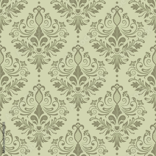 Seamless damask pattern
