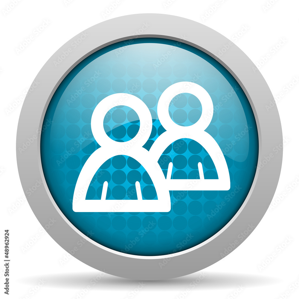 forum blue glossy icon on white background forum blue glossy icon on white background