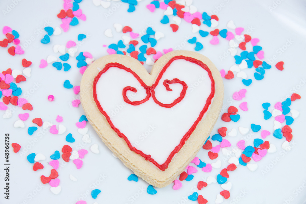 valentine heart cookie