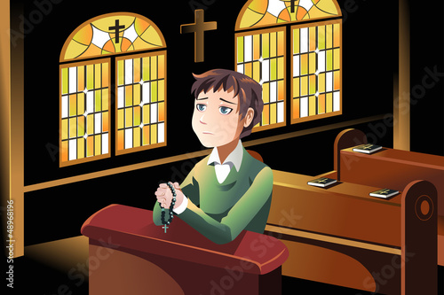 Christian praying
