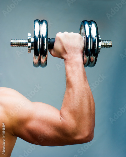 muscular man photo