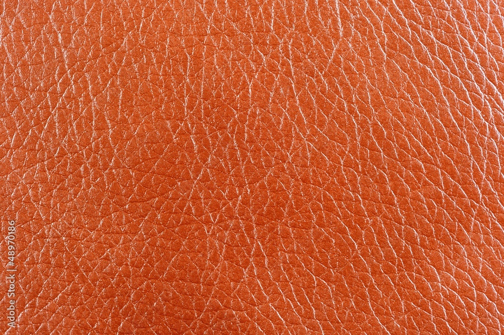 Fototapeta premium Brown Glossy Leather Background Texture