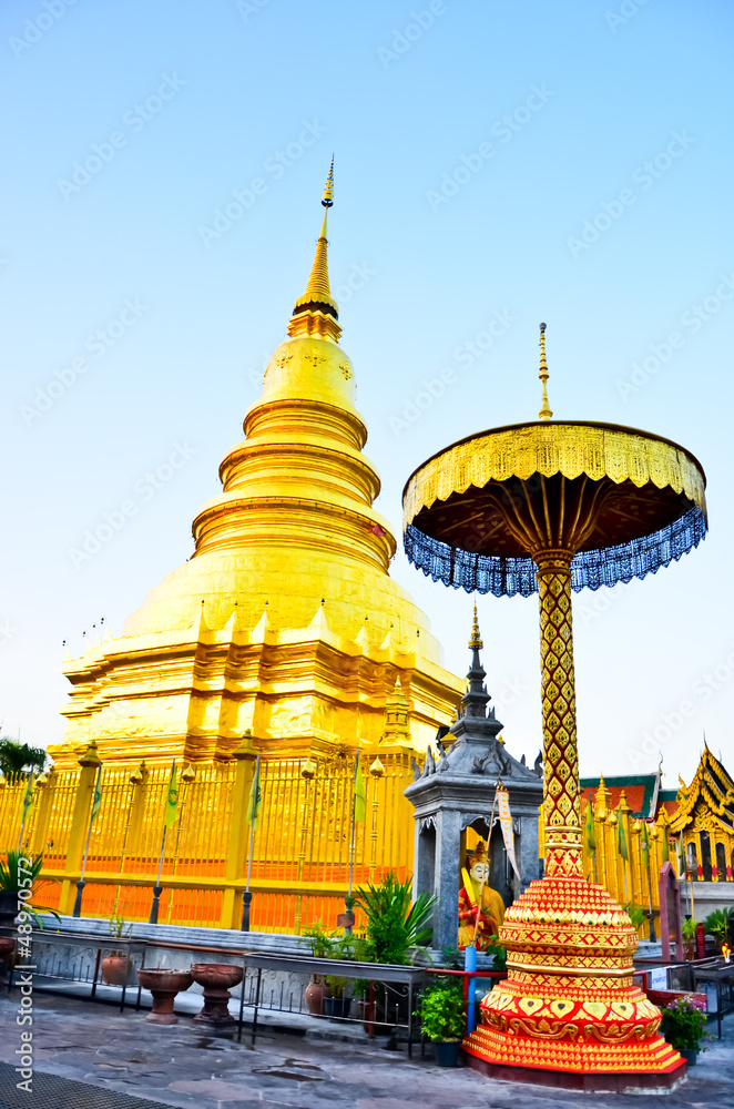 Fototapeta premium Wat Phra That Haripunchai in Lamphun