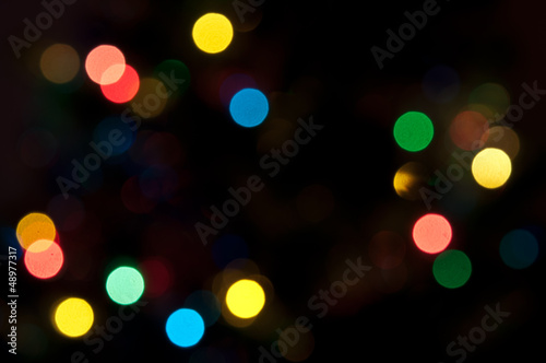 Abstract christmas lights