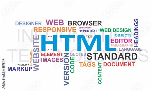 word cloud - html