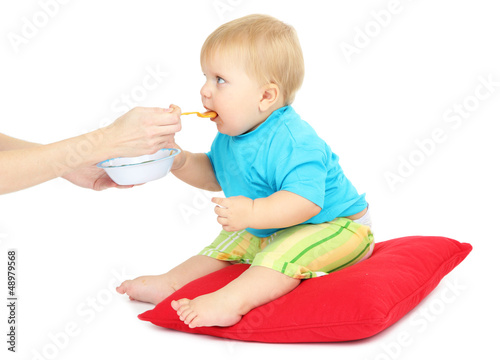 Little boy sitting