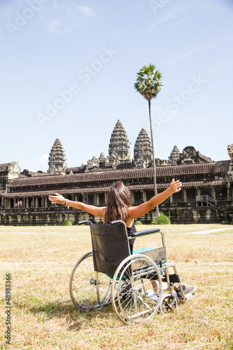 Travel in Wheelchair to Angkor Wat
