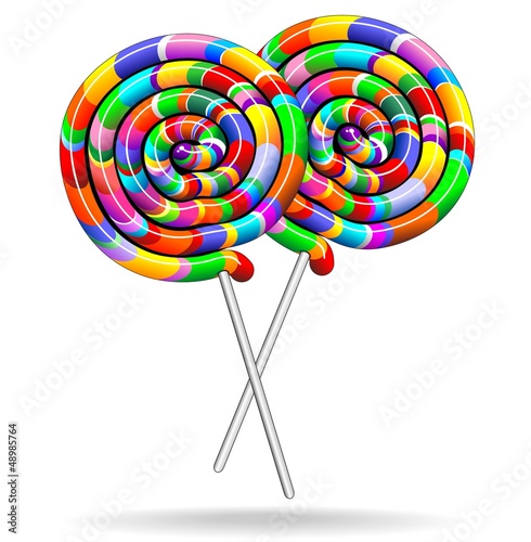 Lollipop Rainbow Colors-Lecca Lecca Chupa Chupa Arcobaleno