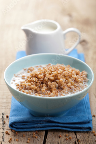 buckwheat groats with milk