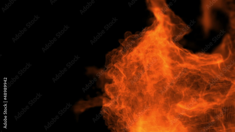 Flying fire. Alpha channel is included.Star. Flying fire. Alpha channel is included.Star.