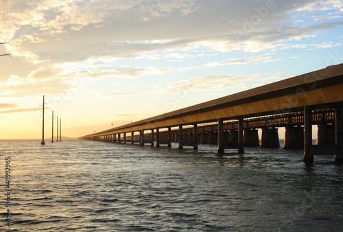Seven mile bridge landmark of the Florida Keys © manuel103
