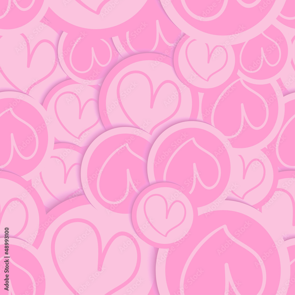 Valentine love heart pattern