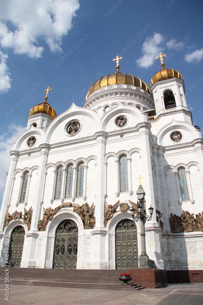 The major Cathedral of Jesus Christ the Savior in Moscow, Russia