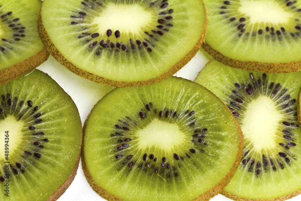 kivi fruit isolated on white background with copy space. kivi fruit isolated on white background with copy space.