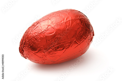 Red chocolate Egg