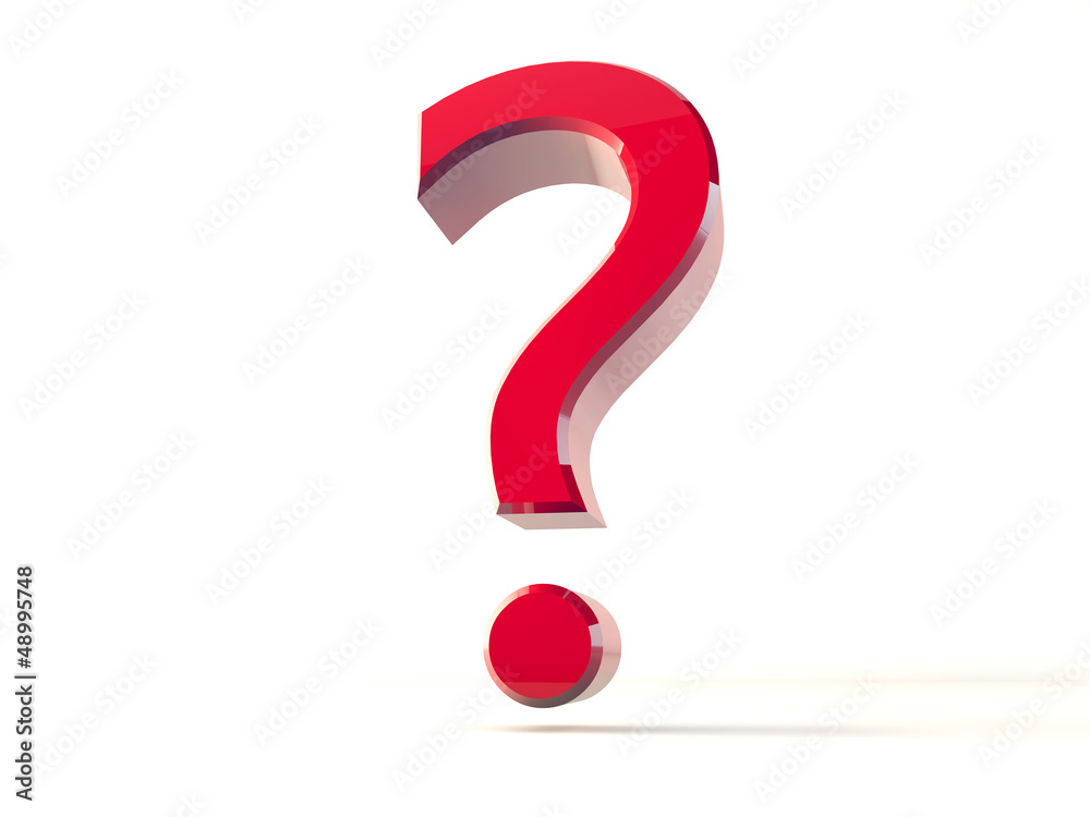 3d red question mark 3d red question mark