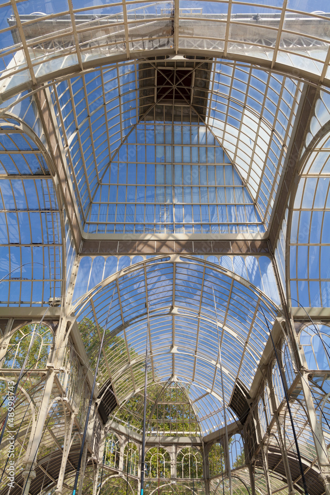 Crystal Palace in Parque del Retiro, Madrid, Spain