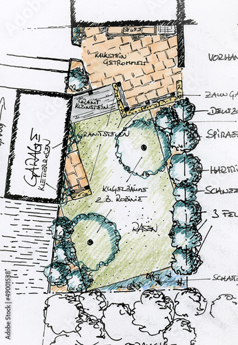 Garden Sketch Design photo