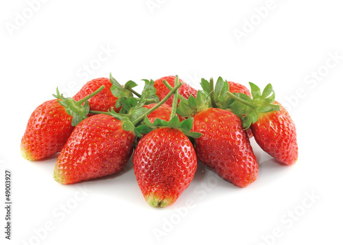 Strawberries berry isolated on white background