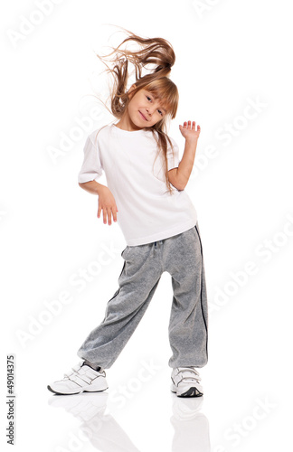 Little girl dancing