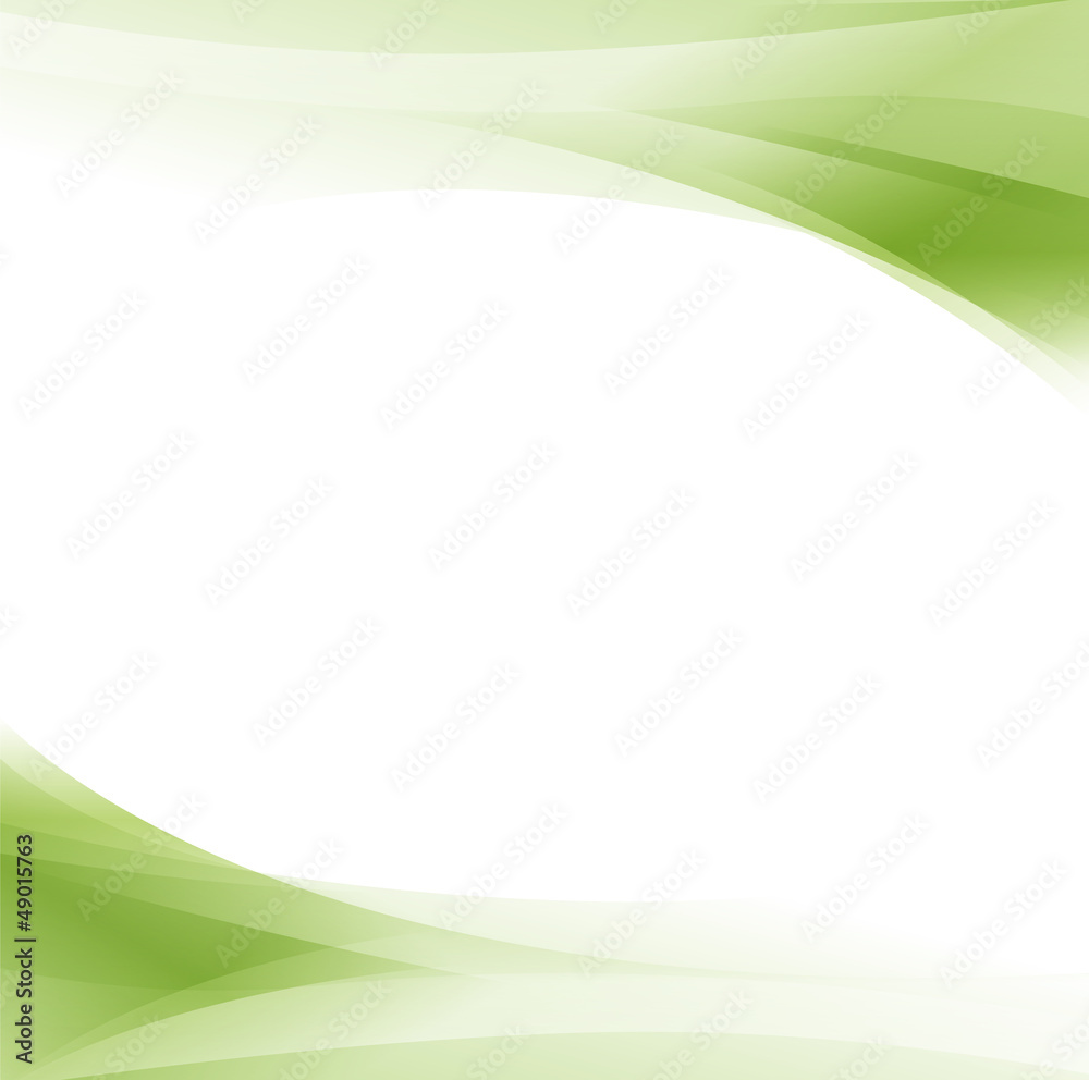 frame of green wave