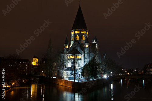 Fotografia temple protestant Metz