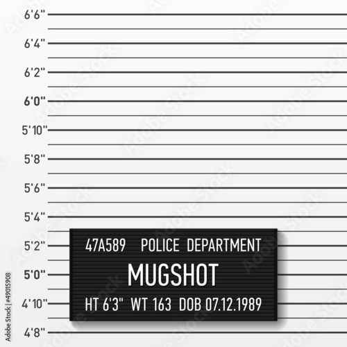 Police mugshot. Add a photo.