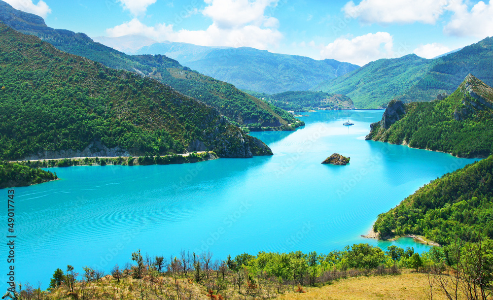 Obraz premium lac de castillon