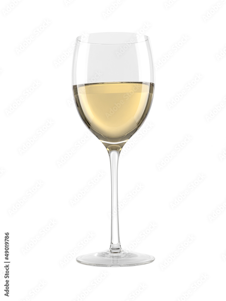 Weinglas mit Weisswein