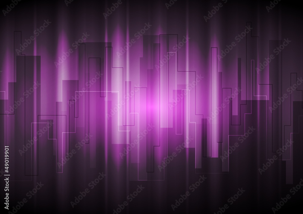 Purple modern vector background