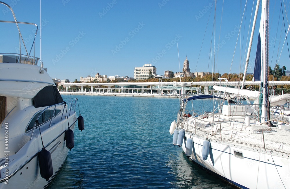 Fototapeta premium Puerto de Málaga