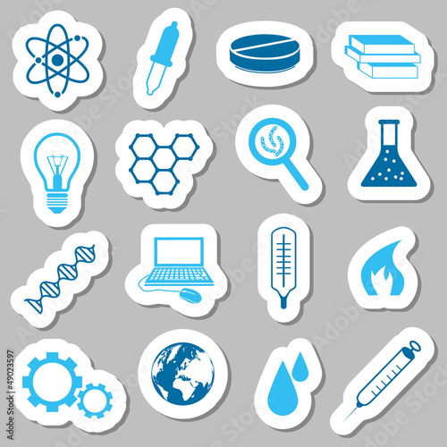 science stickers photo