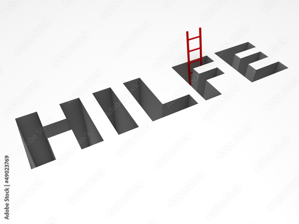 Hilfe StockIllustration Adobe Stock