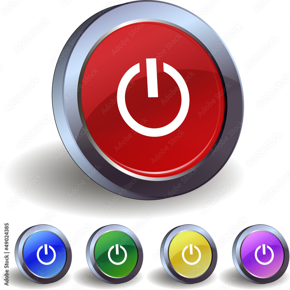 Power buttons icon Power buttons icon
