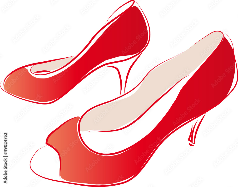 Pumps - Schicke Schuhe für die Party vector de Stock | Adobe Stock