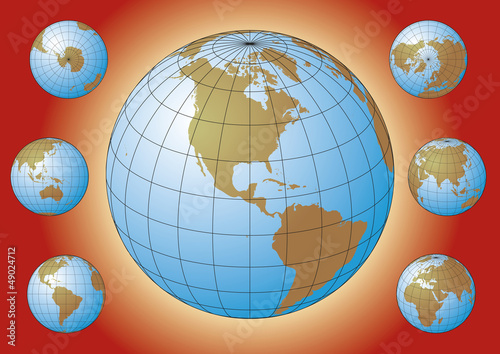 Earth globes