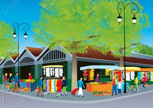 Fotografie Au marché