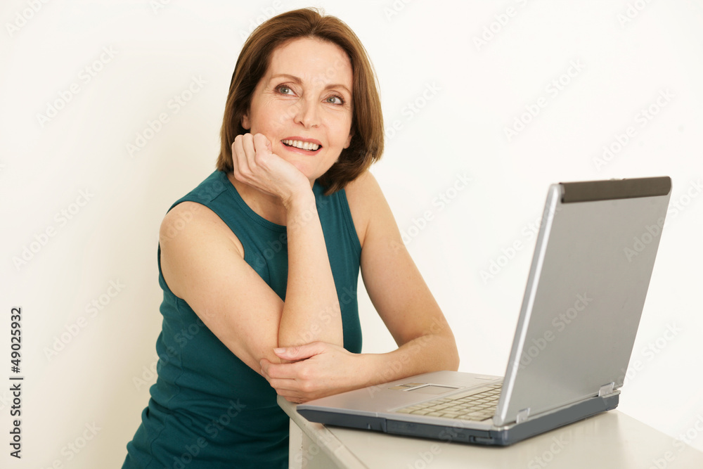 Frau am Notebook Frau am Notebook