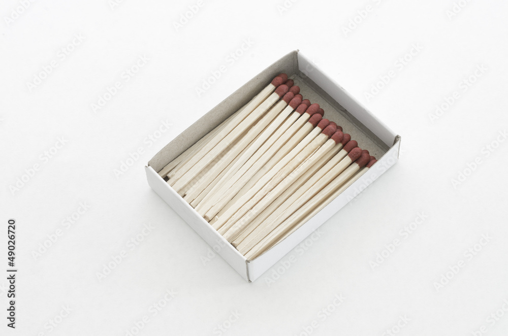 Matchstick Box on white background Matchstick Box on white background