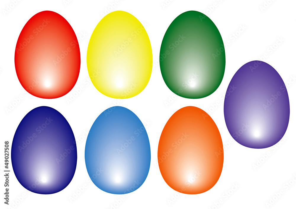 Eastern Eggs colored