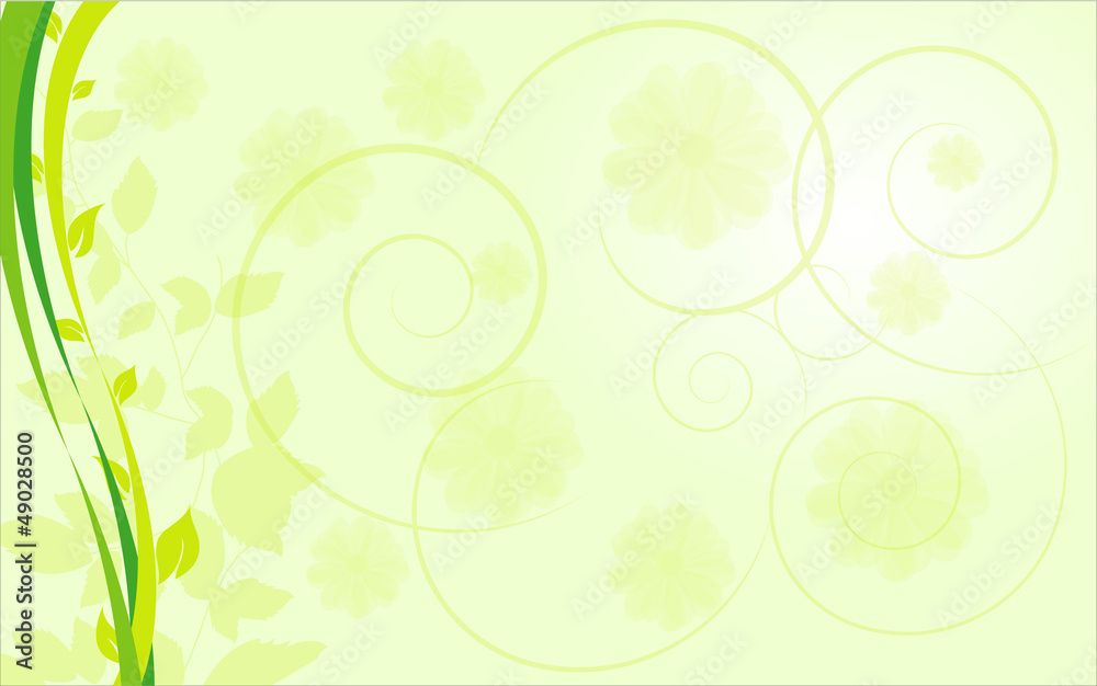 abstract vector ecological border with plants abstract vector ecological border with plants