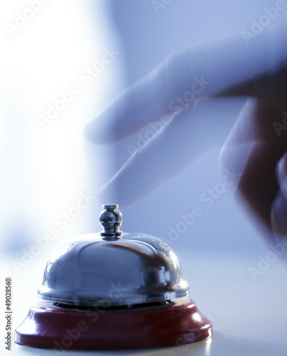 Close up photo of a bell