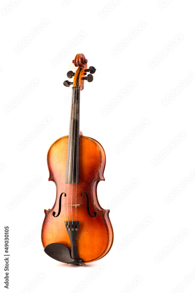 vehículo Interior moco retro violin vintage isolated on white foto de Stock | Adobe Stock