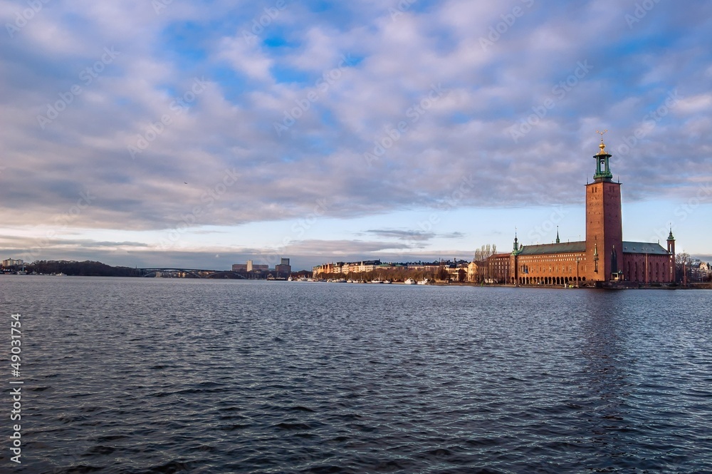 Stockholm City Hall in the Morning