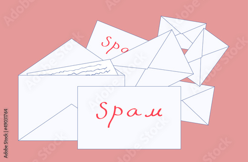 Envelopes with letters