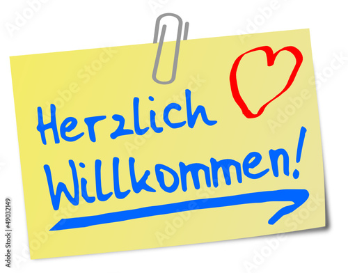 Herzlich Willkommen  #130130-svg02